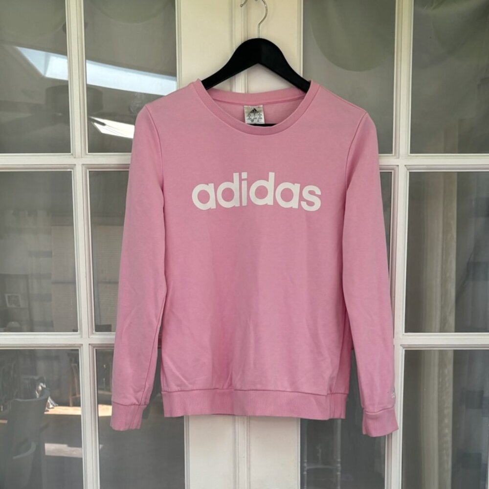 Adidas Lightweight Cotton Logo Sweatshirt